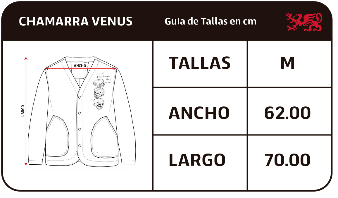 Chamarra VENUS Pieza de Colección