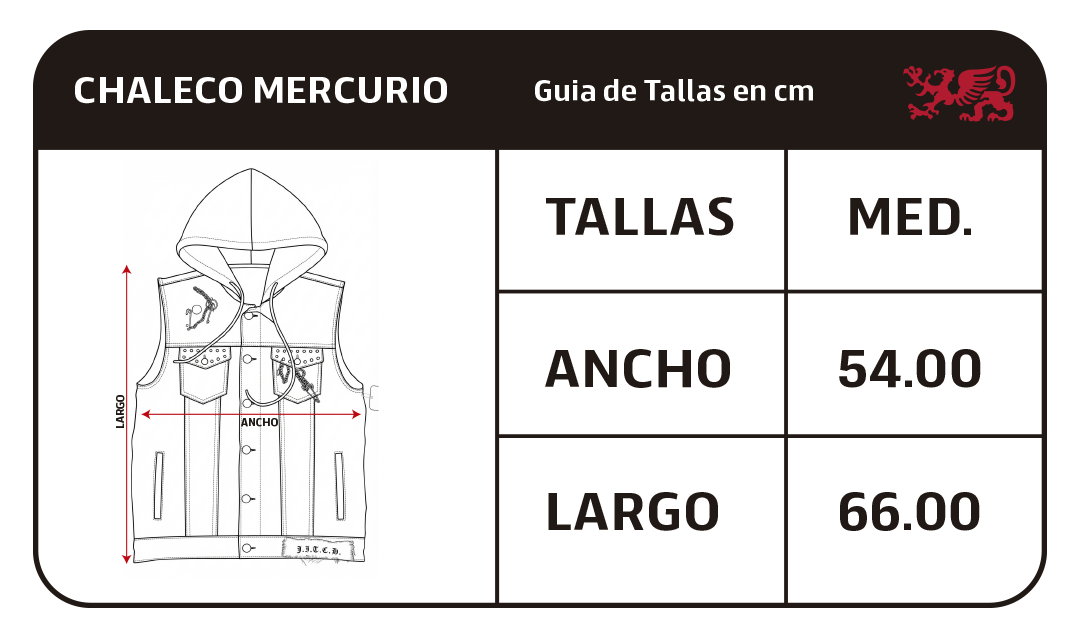 Chaleco MERCURIO Pieza de Colección