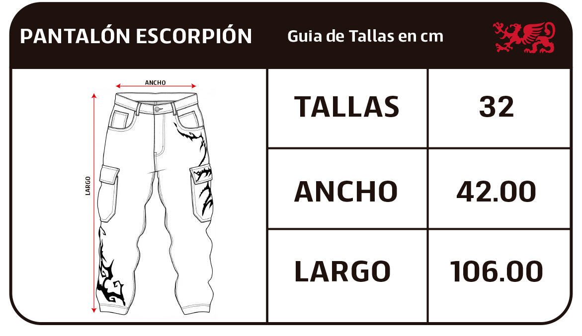 Pantalón ESCORPIÓN – Pieza de Colección